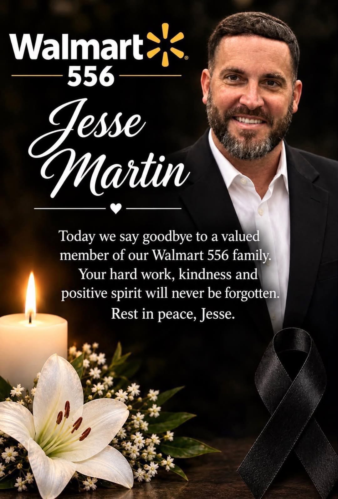 Jesse Martin Obituary, Death - Walmart Store 556 Manager Mourned by Heartbroken Mother